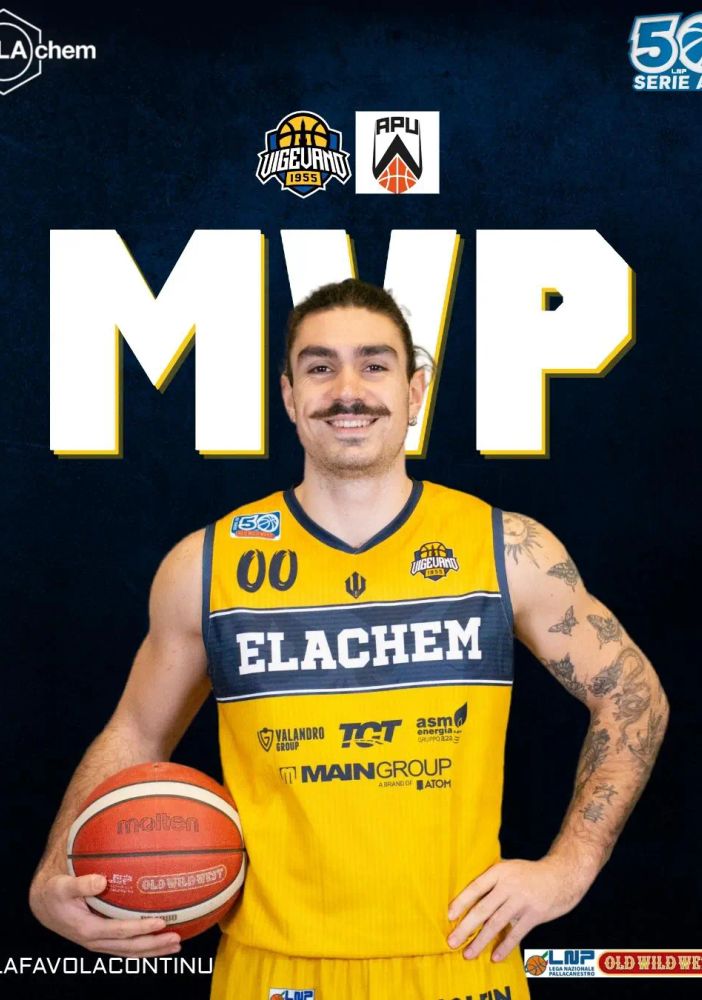 Basket serie A2, Leardini &quot;MVP Ducale&quot; della 24a giornata, ora è terzo nella generale condotta da Stefanini