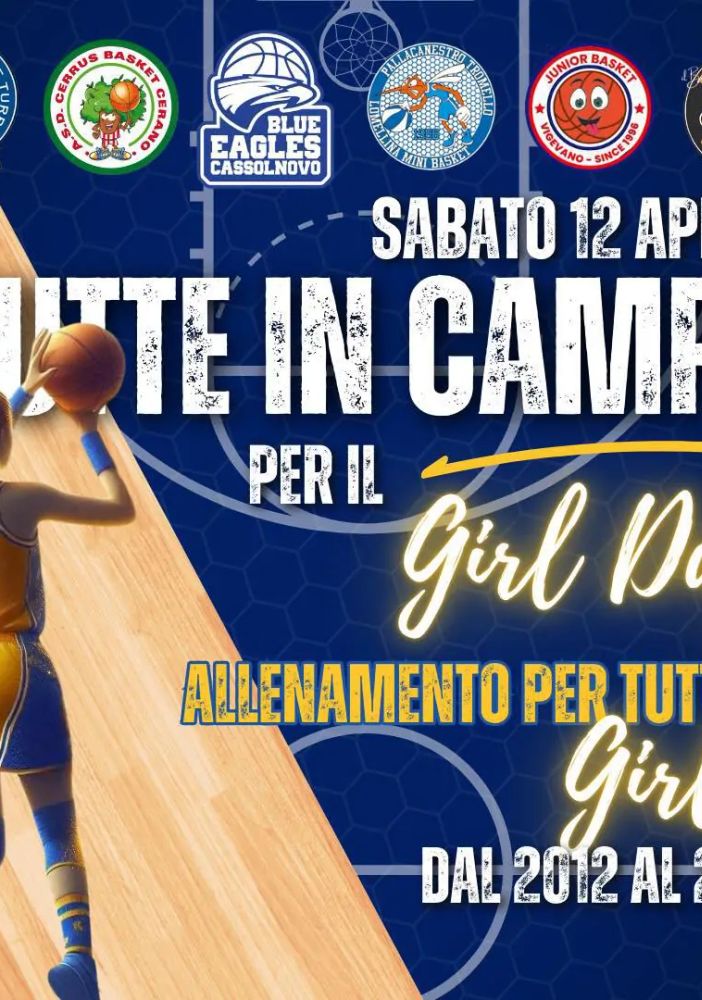 Basket, sabato 12 aprile &quot;Girl Day&quot; alla palestra Bramante per le ragazze nate dal 2012 al 2018