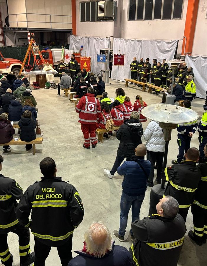 FOTO. Mede: I Vigili del fuoco celebrano Santa Barbara, 229 gli interventi nel 2024