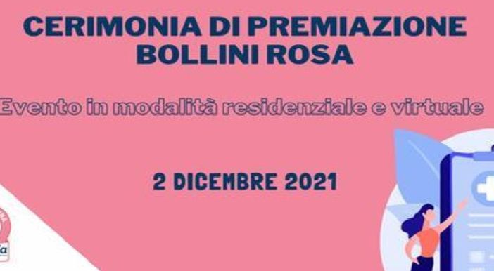 Fondazione Onda, osservatorio nazionale sulla salute della donna e di genere, premia 354 ospedali “in rosa”