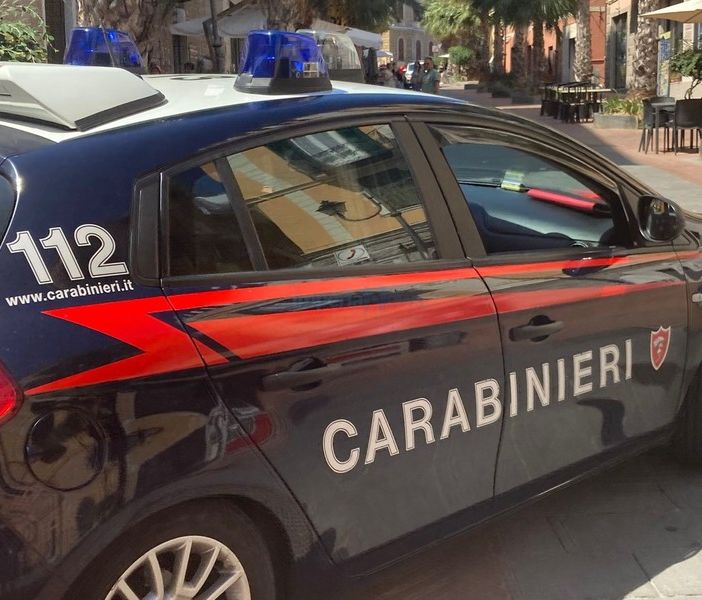 I carabinieri sul posto