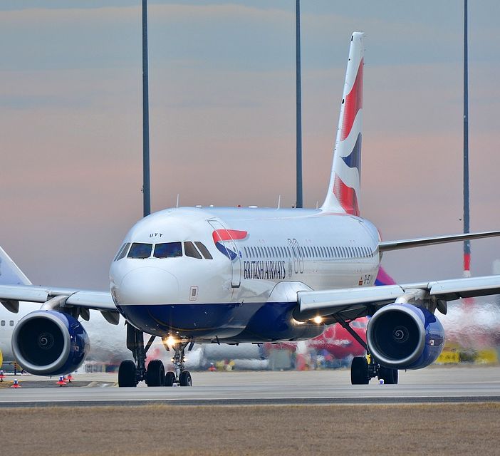 Foto d'archivio di un aereo generica