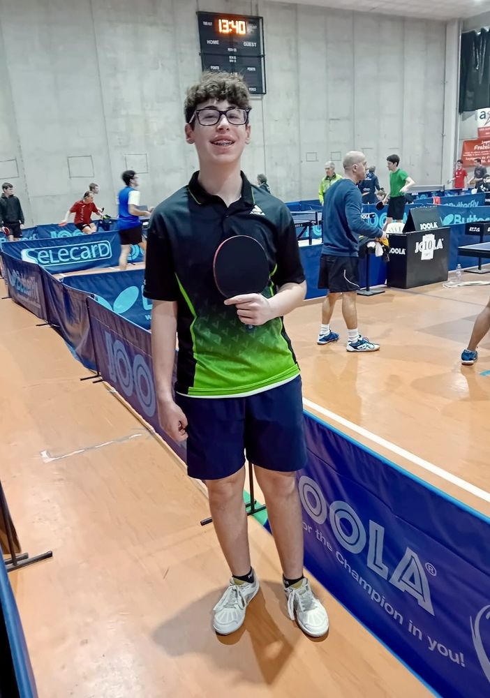 Tennistavolo, Alessandro Peluso brilla a Cortemaggiore. Il giovane talento termina tra i primi sedici