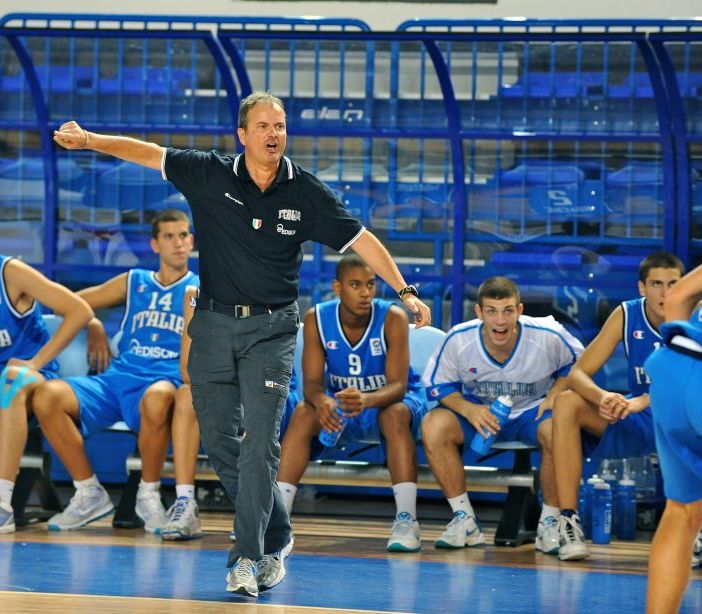 Gaetano Gebbia sulla panchina dell'Italia