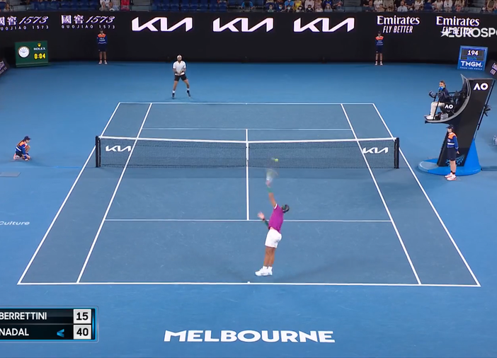 Il sogno australiano di Berrettini si infrange su Nadal