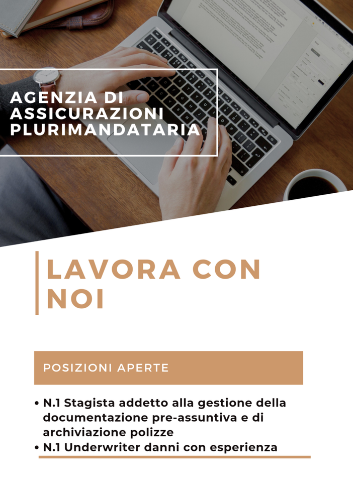 Offerte di Lavoro: agenzia di assicurazioni plurimandataria di Mortara, cerca due figure professionali