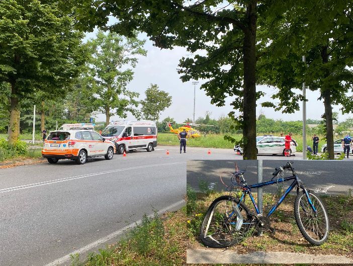 Il grave incidente che si è verificato stamattina in zona industriale a Busto