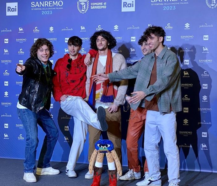 I Colla Zio in sala stampa al Casinò di Sanremo