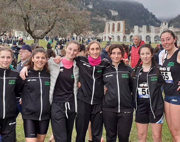 Atletica Vigevano: ai campionati italiani di cross, la squadra allieve ottava assoluta. Bene anche le staffette di cross