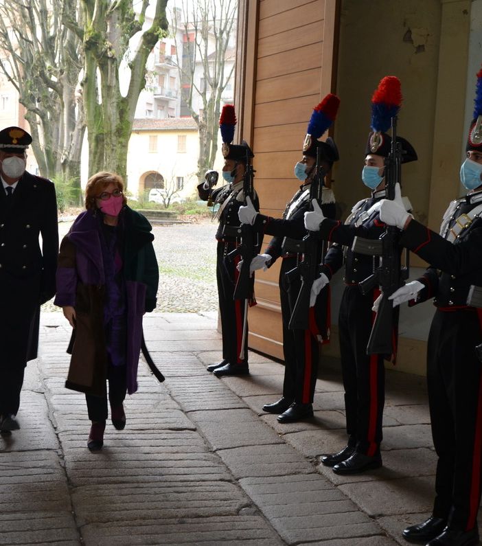 Pavia: il Prefetto Mannella incontra il comando provinciale dei Carabinieri