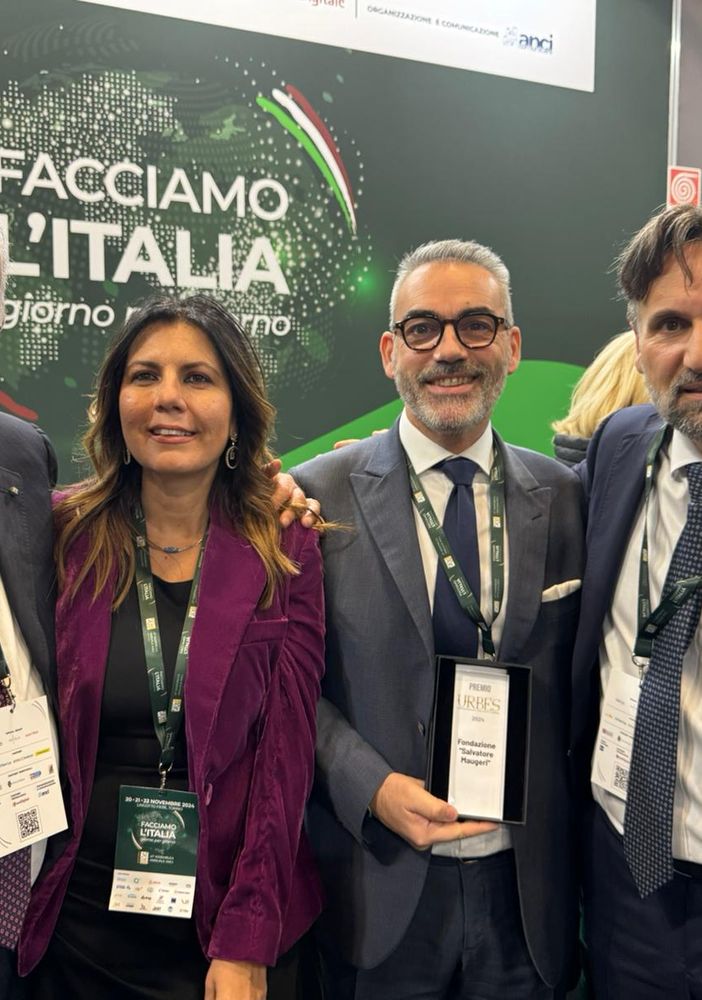 A Fondazione Salvatore Maugeri assegnato l'URBES AWARD 2024 nella categoria “Fondazioni di ricerca scientifica”