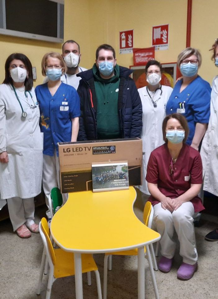 Donazione di quattro televisori alla Pediatria dell’Ospedale Civile di Vigevano