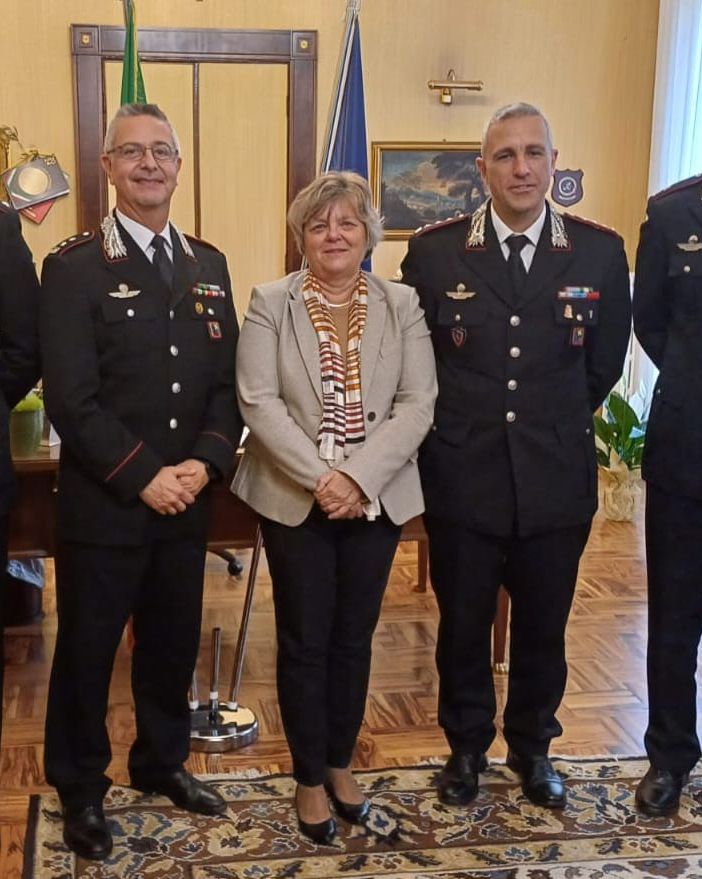 Pavia: presentati in prefettura tre nuovi ufficiali dei carabinieri
