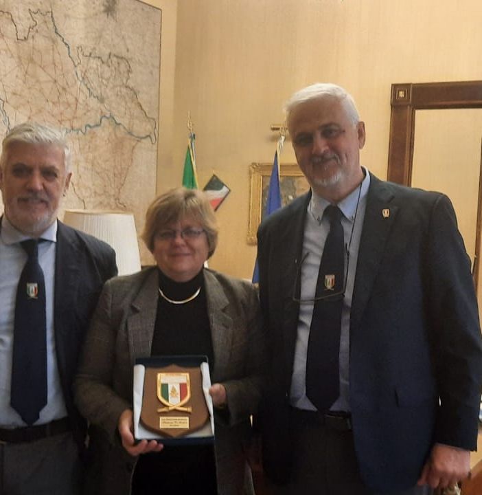 Pavia: Il prefetto De Carlini incontra il presidente della sezione dell’associazione nazionale Vigili del Fuoco del corpo nazionale O.D.V.