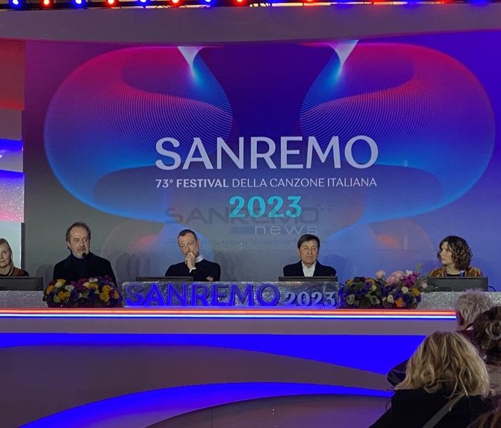 La conferenza stampa al Casinò di Sanremo