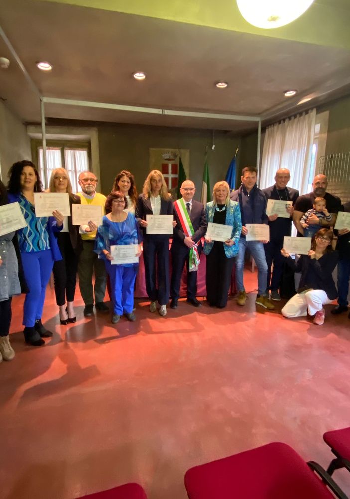 La cerimonia Fedeltà al Lavoro al Castello Sangiuliani