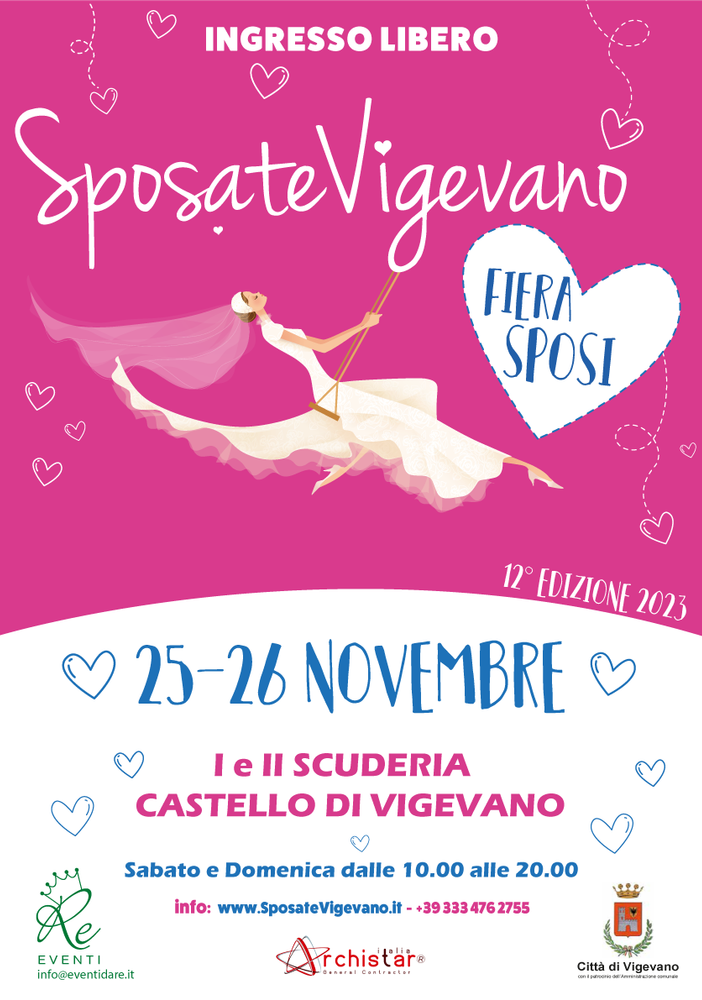 Torna SposateVigevano 25 e 26 novembre, I e II Scuderia del Castello Sforzesco