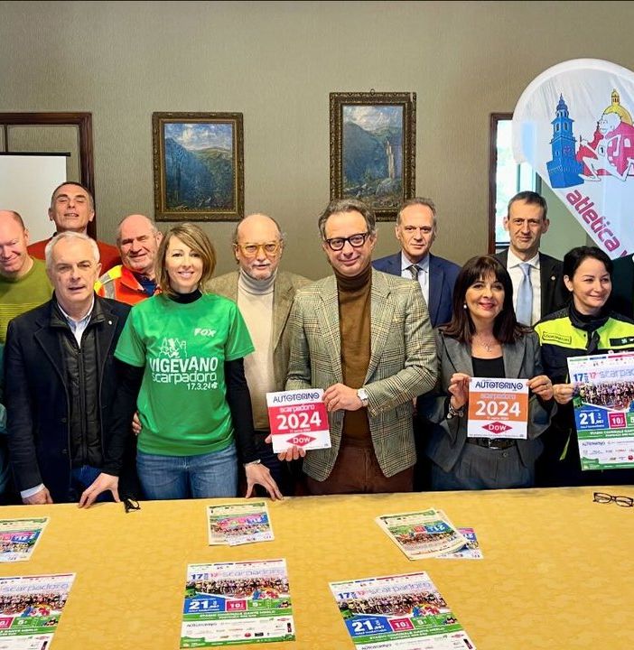 Podismo, presentata la 17° Scarpadoro 21K-10,2K-5K: &quot;Patrimonio di Vigevano&quot;