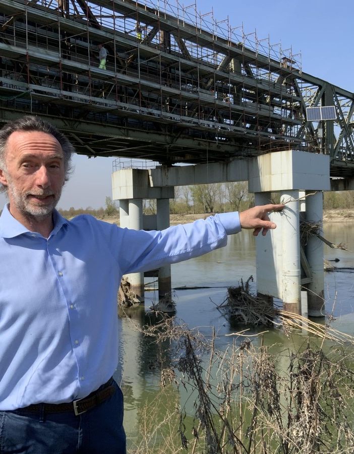 Crisi idrica, livello del Po: ora fino a 45% di portata in meno
