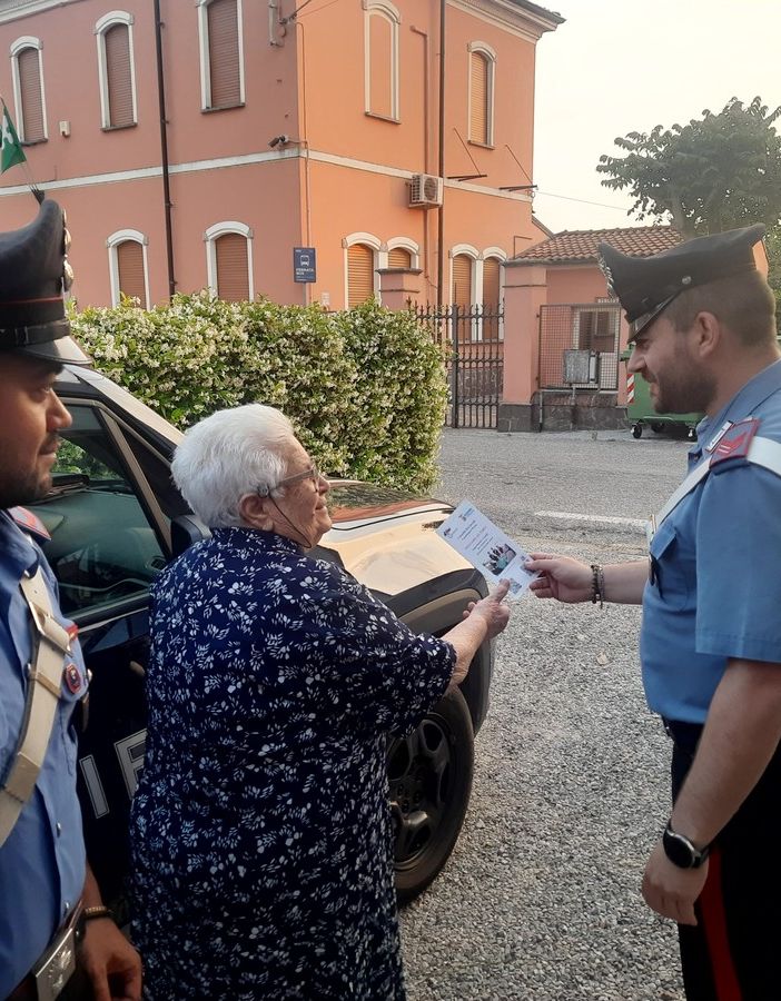 Oltrepò: i carabinieri sventano la truffa del finto incidente ai danni di un'anziana