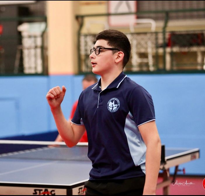 Tennistavolo campionati italiani di quarta categoria, sedicesimi fatali per Gabriel Deleraico