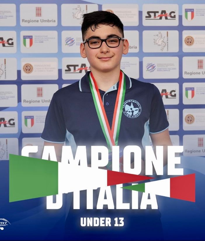 Tennistavolo, Gabriel Deleraico è il nuovo campione italiano U13