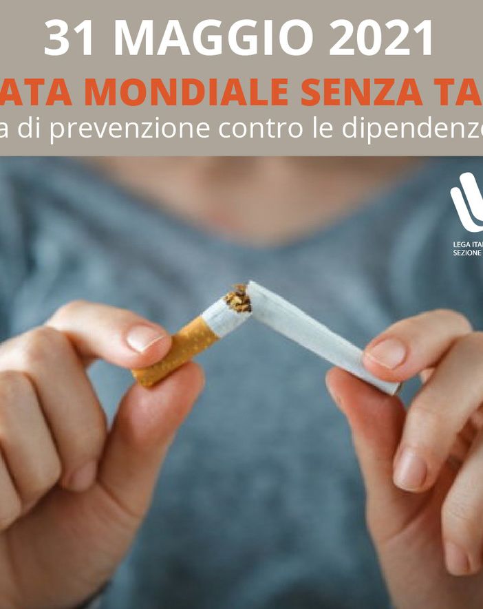 31 maggio è la “Giornata mondiale senza tabacco”