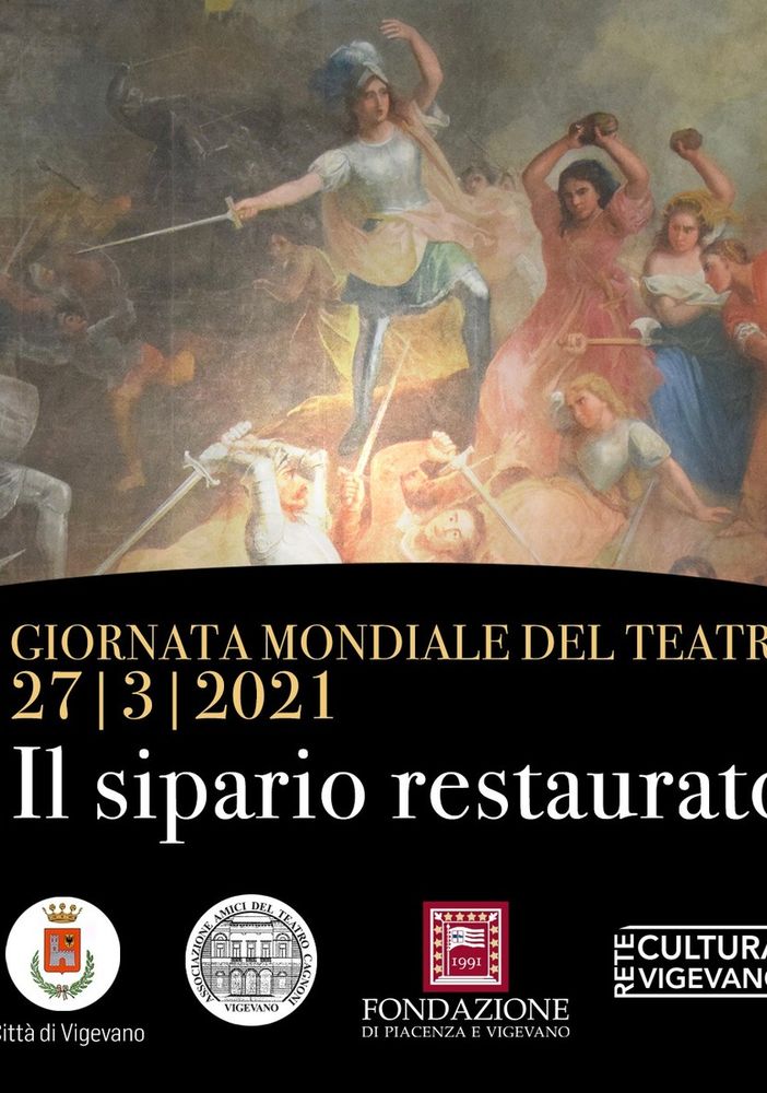 Vigevano, domani verrà presentato il sipario storico: &quot;Assedio alla Città di Vigevano&quot; sulla pagina Facebook del teatro Cagnoni