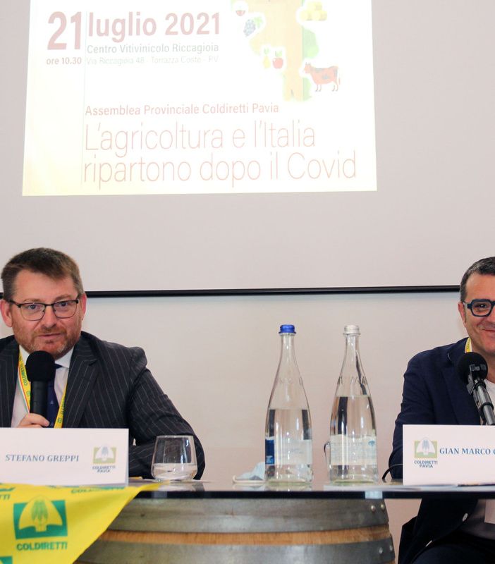 Assemblea Coldiretti Pavia 2021 L’agricoltura e l’Italia ripartono dopo il Covid
