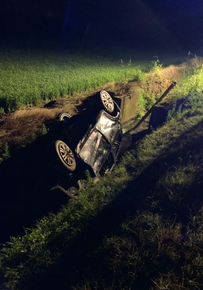 Rosasco: le immagini dell'incidente a Cascina Fallosa