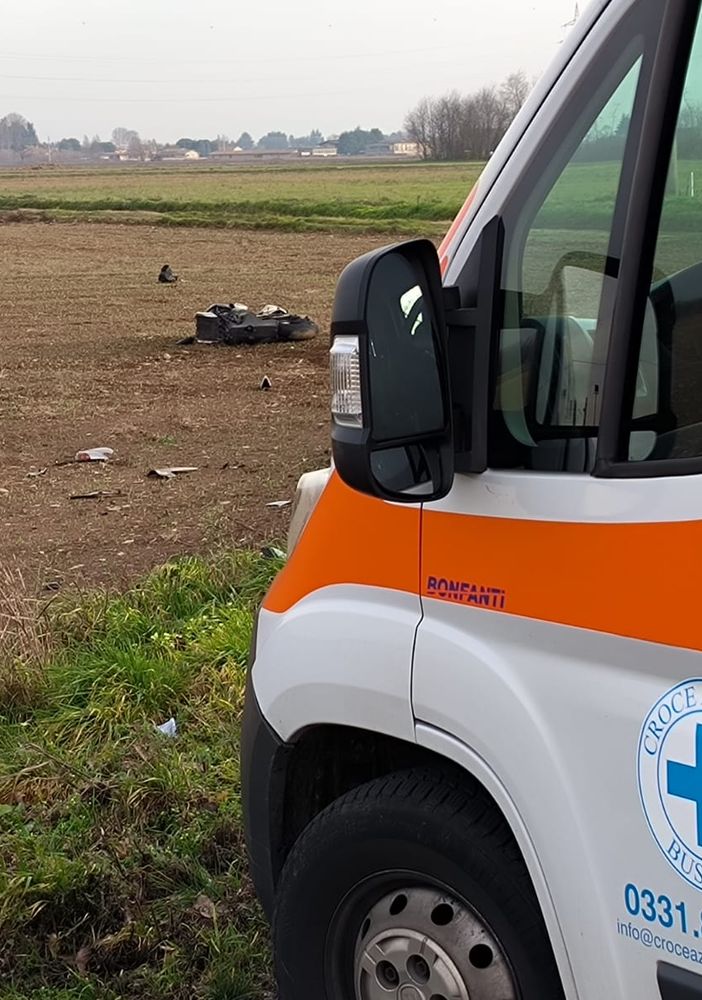 Arconate: gravissimo incidente sulla Sp34, 45enne in codice rosso