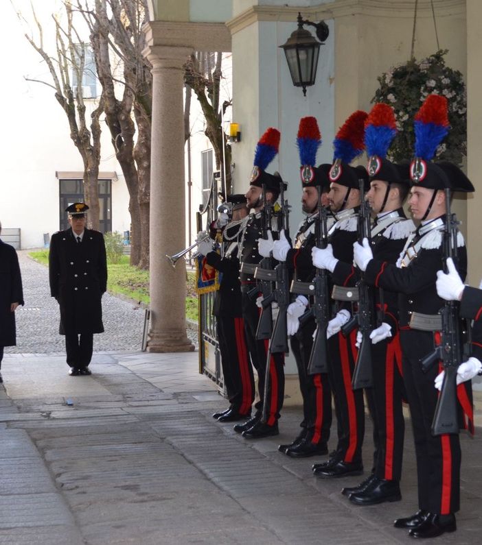 Pavia: il Prefetto De Carlini in visita al comando provinciale dei Carabinieri