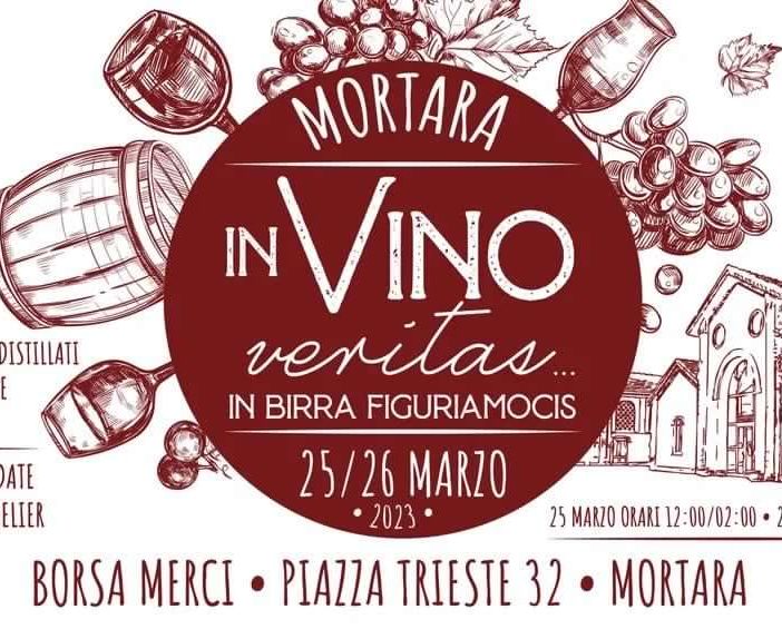 Sabato 25 e domenica 26 marzo a Mortara la prima edizione di “In Vino Veritas”