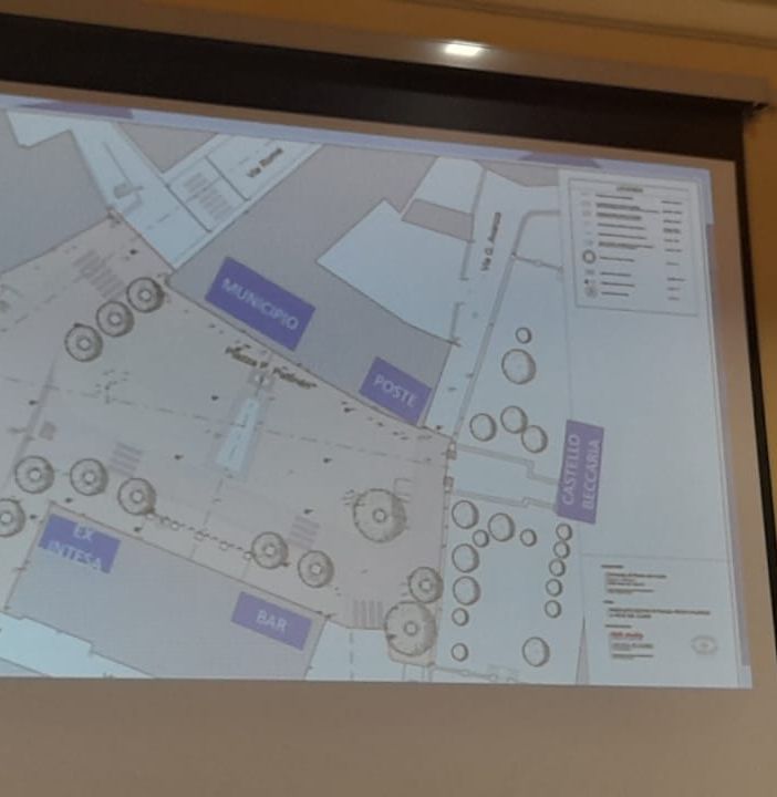 Pieve del Cairo: presentato il progetto per la sistemazione di piazza Paltineri. Malumore tra i commercianti