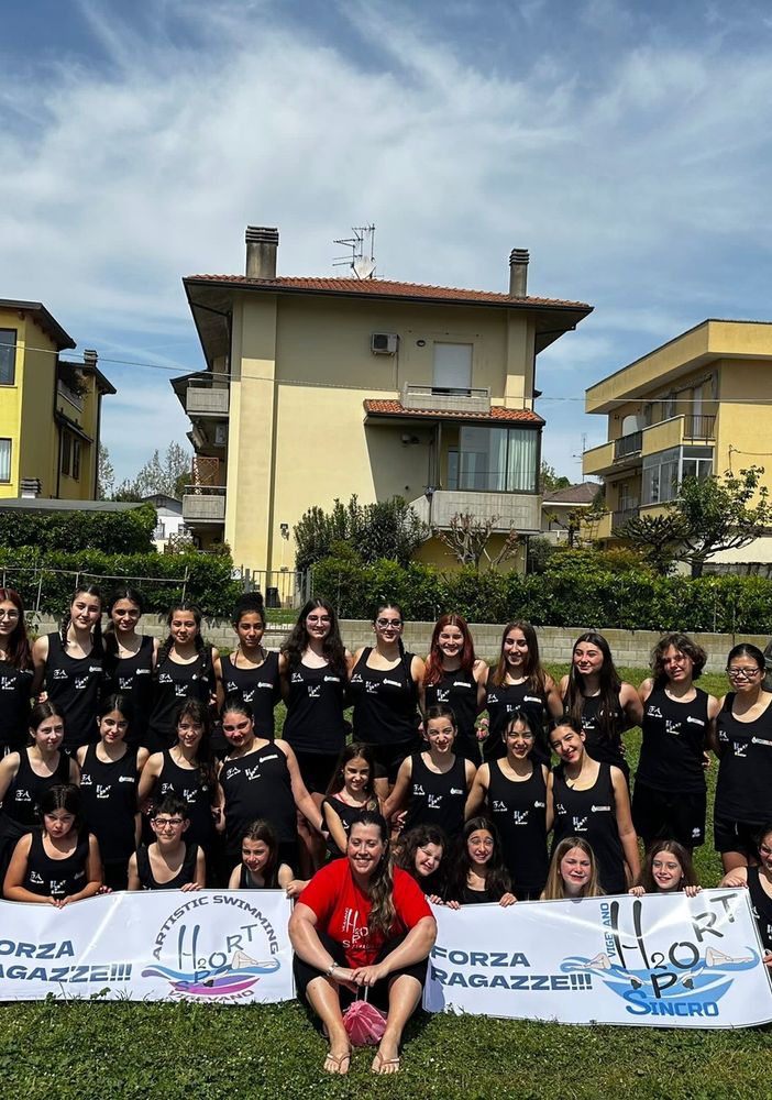 Nuoto sincronizzato, le ragazze dell'H2Sport sugli scudi a Cesenatico
