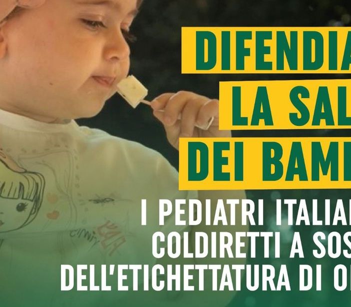 Obbligo d’indicare l’origine geografica anche su tutti gli alimenti destinati ai bambini: i pediatri italiani firmano la proposta di legge europea di Coldiretti