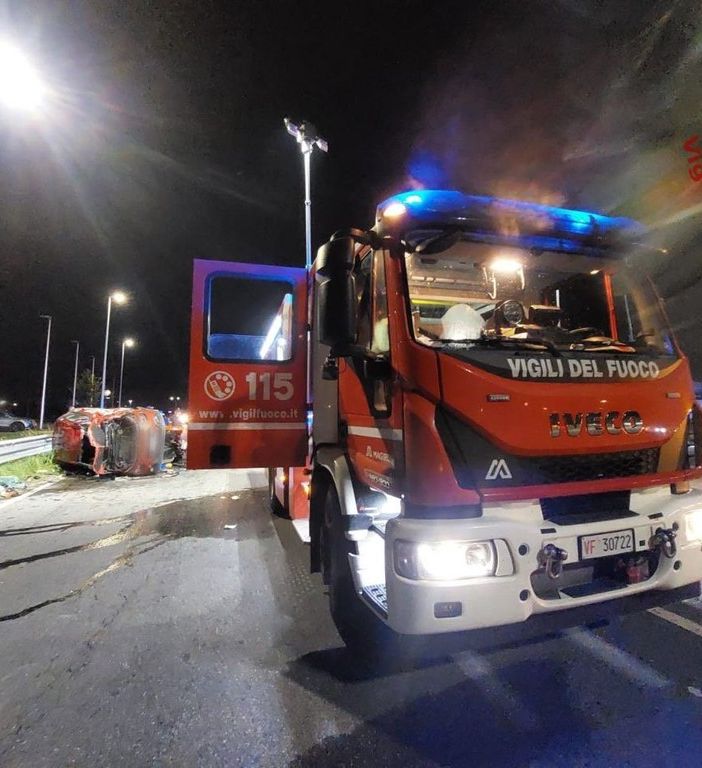 Incidente stradale a Trecate, un ferito grave