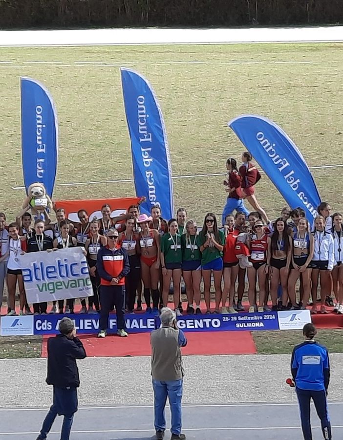 Atletica Vigevano, bene le allieve alla finale serie A Argento dei Campionati Italiani di Società