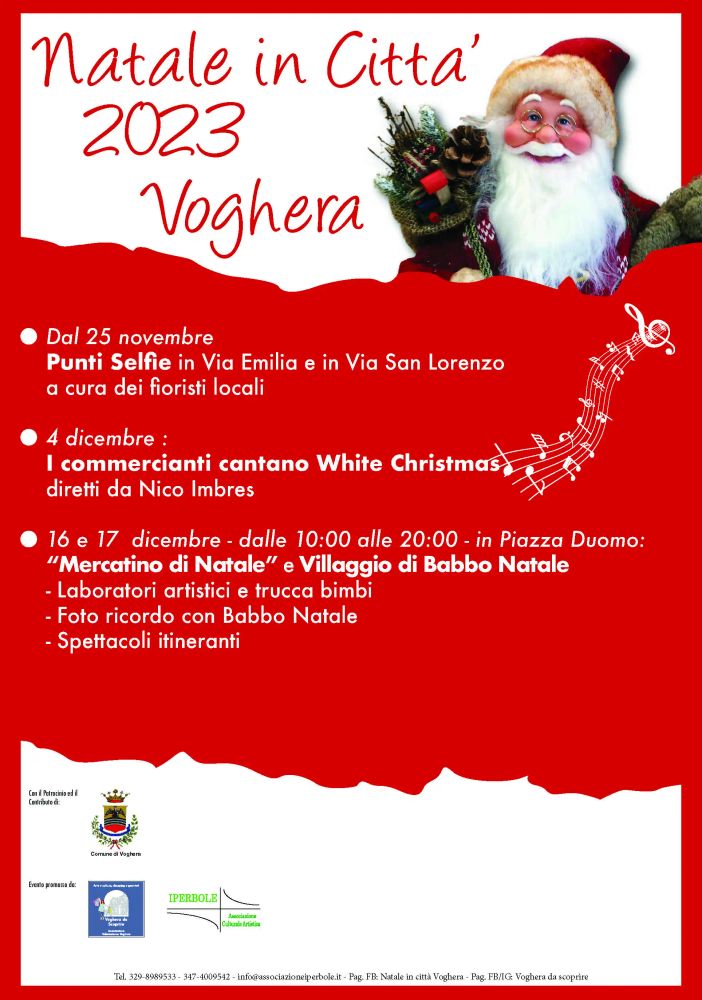 Voghera: il Natale in città tra mercatini e laboratori per i bambini