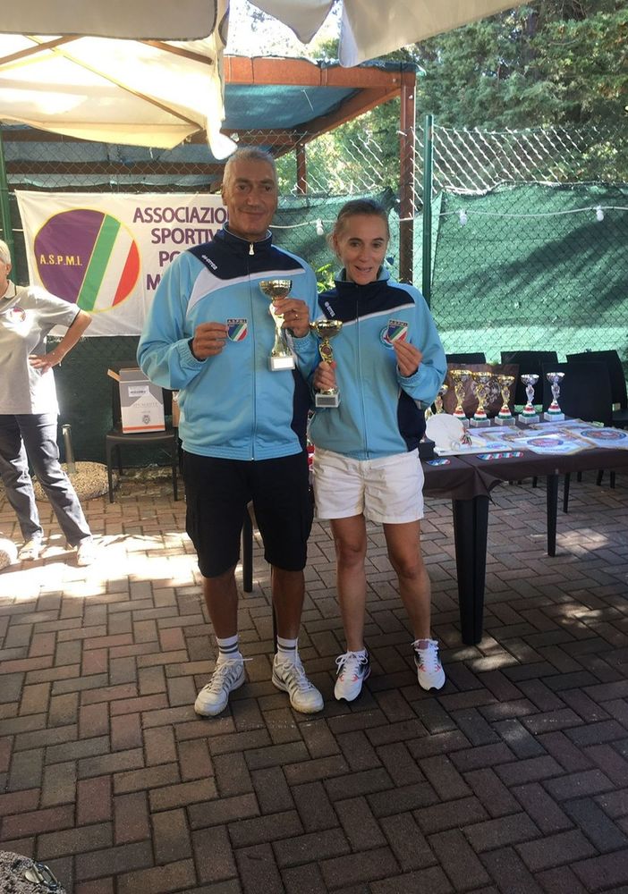 Tennistavolo: Mario Cuzzoni e Giuliana Salvini trionfano ai campionati italiani delle polizie locali