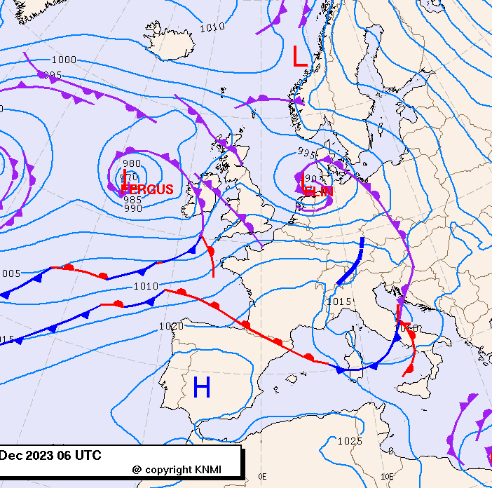 Previsioni meteo per domenica 10, lunedì 11, martedì 12 (dicembre)