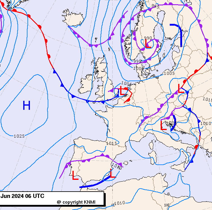 Previsioni meteo per lunedì 10, martedì 11, mercoledì 12 (giugno)