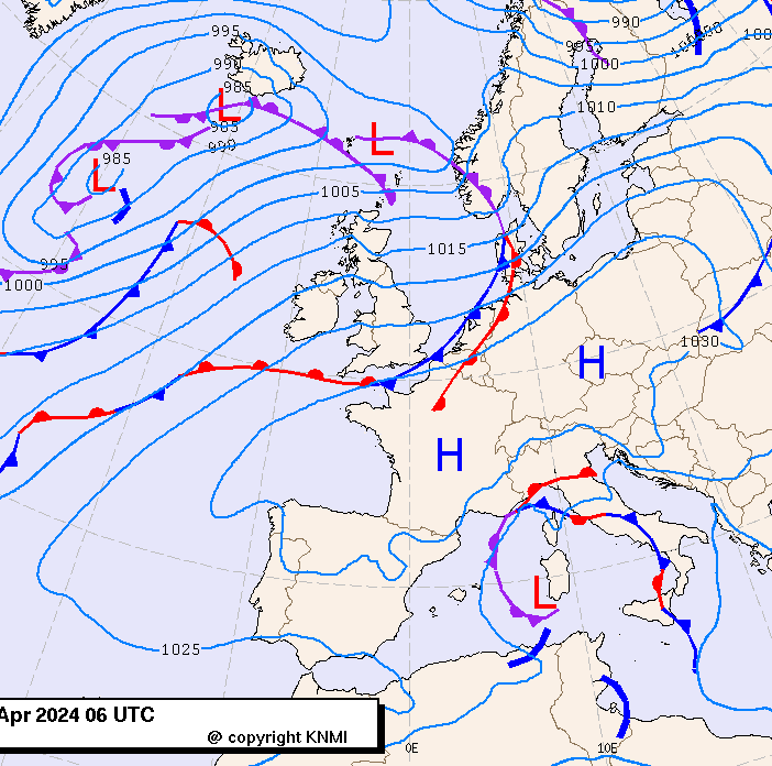 Previsioni meteo per giovedì 11, venerdì 12, sabato 13 (aprile)