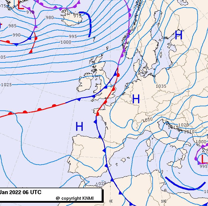 Previsioni meteo per martedì 11, mercoledì 12, giovedì 13 (gennaio)