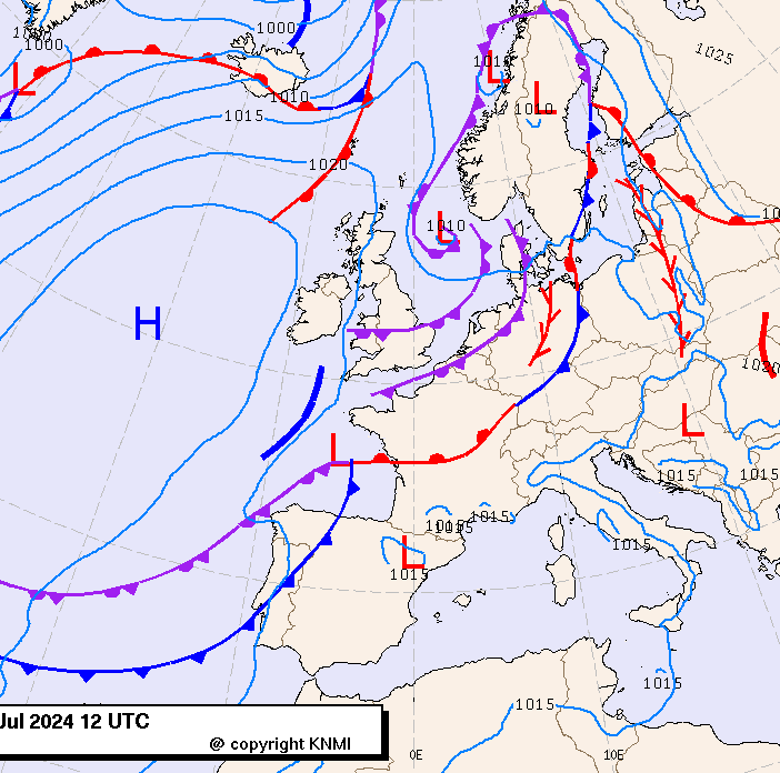 Previsioni meteo per giovedì 11, venerdì 12, sabato 13 (luglio)