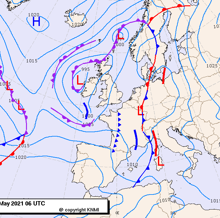 Previsioni meteo per martedì 11, mercoledì 12, giovedì 13 (maggio)
