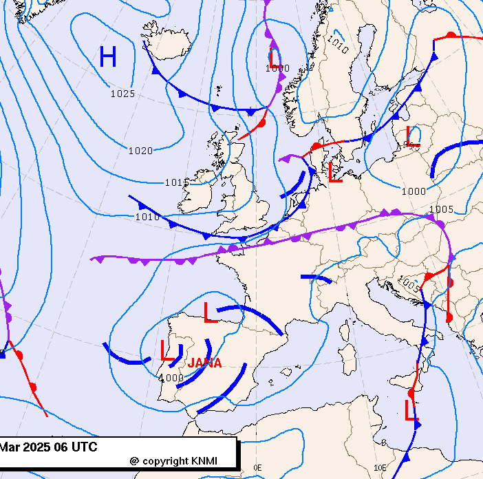 Previsioni meteo per martedì 11, mercoledì 12, giovedì 13 (marzo)