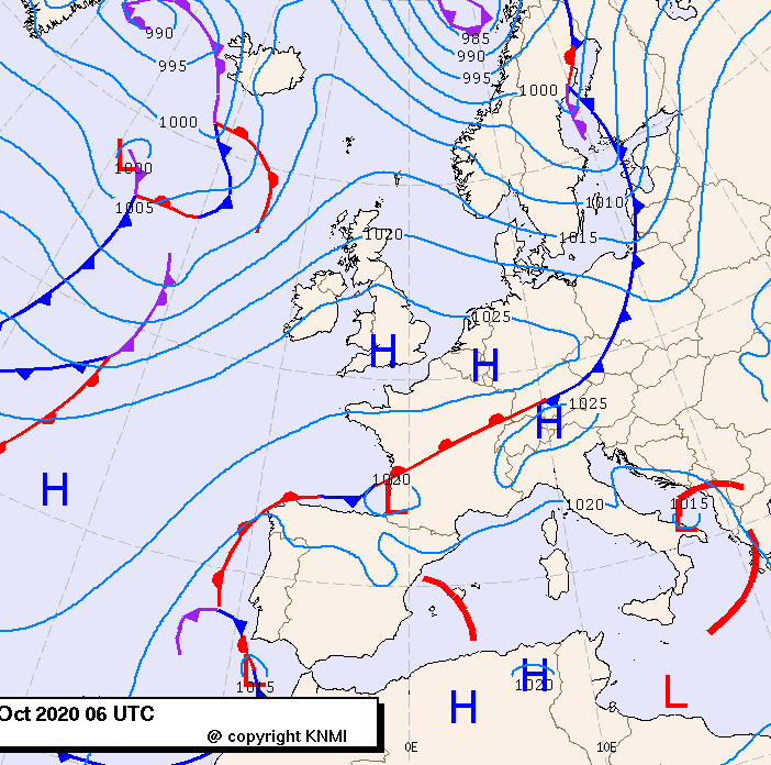 Previsioni meteo per martedì 11, mercoledì 12, giovedì 13 (ottobre)