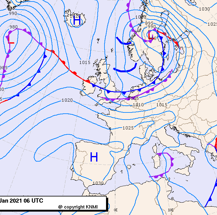 Previsioni meteo per martedì 12, mercoledì 13, giovedì 14 (gennaio)