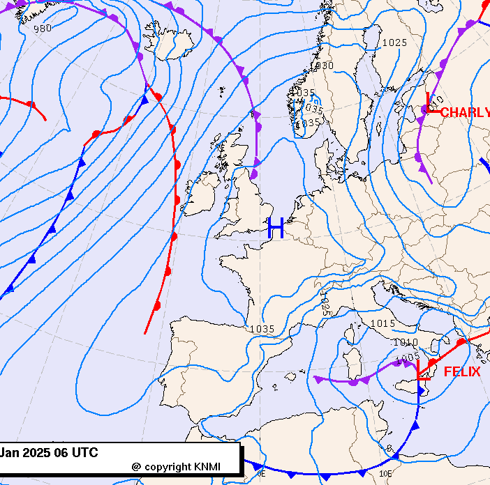Previsioni meteo per domenica 12, lunedì 13, martedì 14 (gennaio)